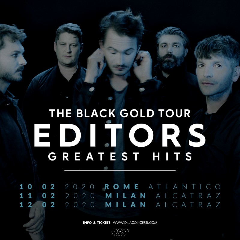 EDITORS tre date in Italia nel 2020! TuttoRock Magazine