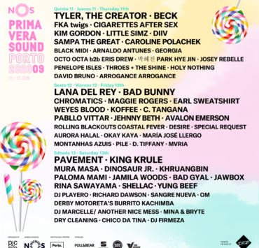 nos primavera sound 2020 flyer