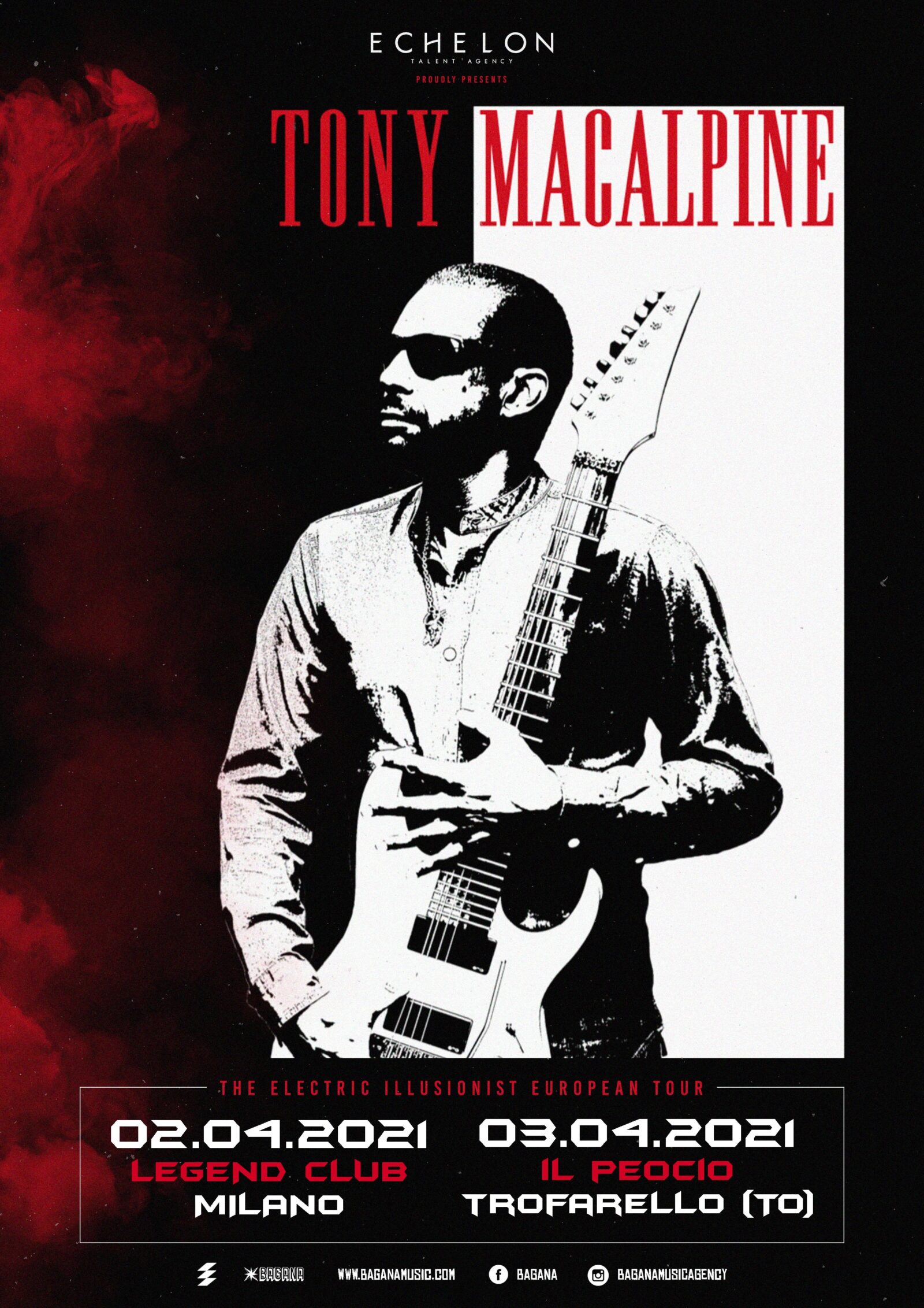 Tony MacAlpine Shows 2021