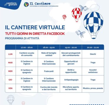 Programma settimanale Cantiere Virtuale