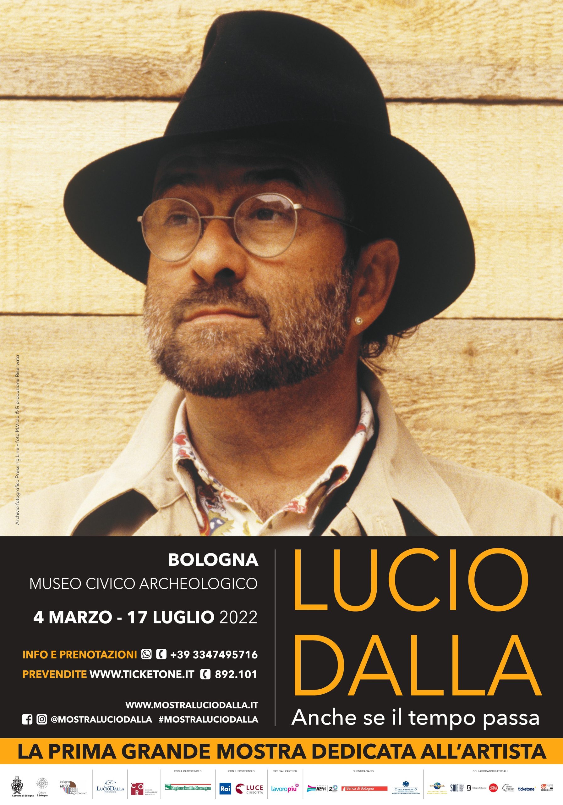 Lucio Dalla Anche Se Il Tempo Passa Museo Civico Archeologico Bologna